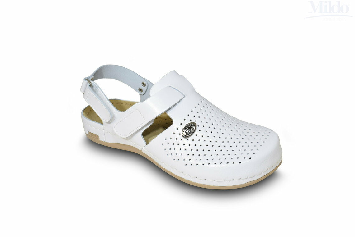 zdravotné topánky biele s ortopedickou stielkou